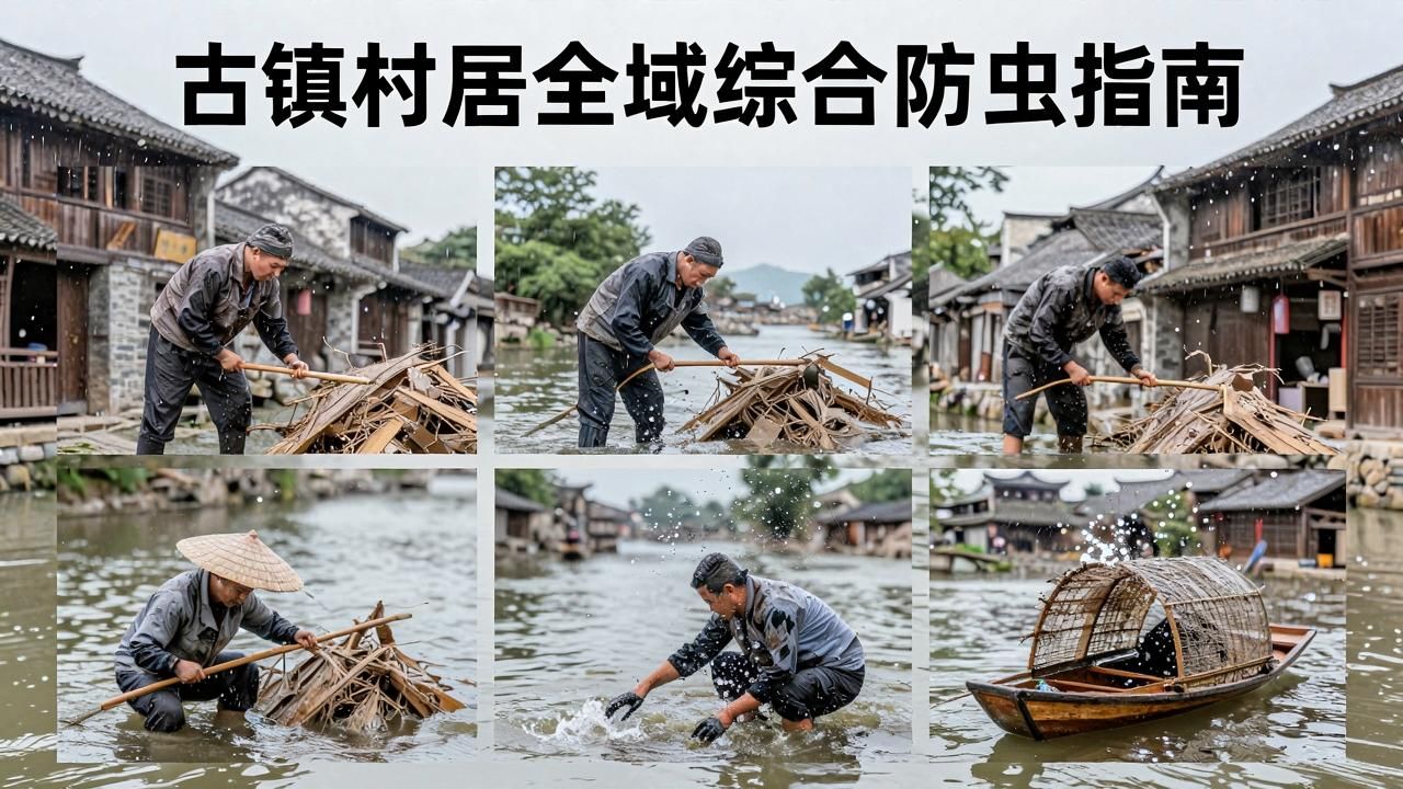 崇州市全域虫害防控科普|湿城水乡多虫易发,古镇村居全域综合防虫指南 崇州市全域虫害防控:水乡古镇防虫指南(图1)